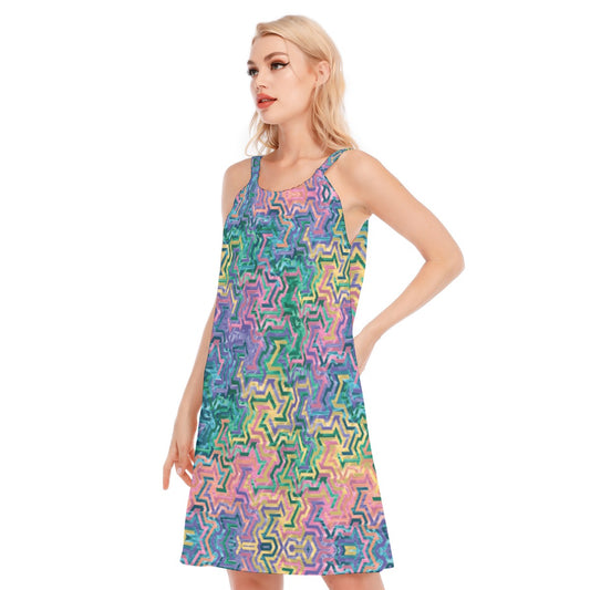 Massive Mod Mashup O-neck dress