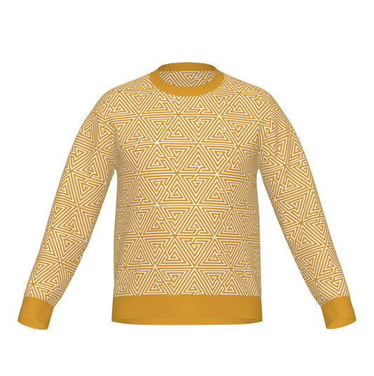 Ramanujan Yellow Knitted Jumper