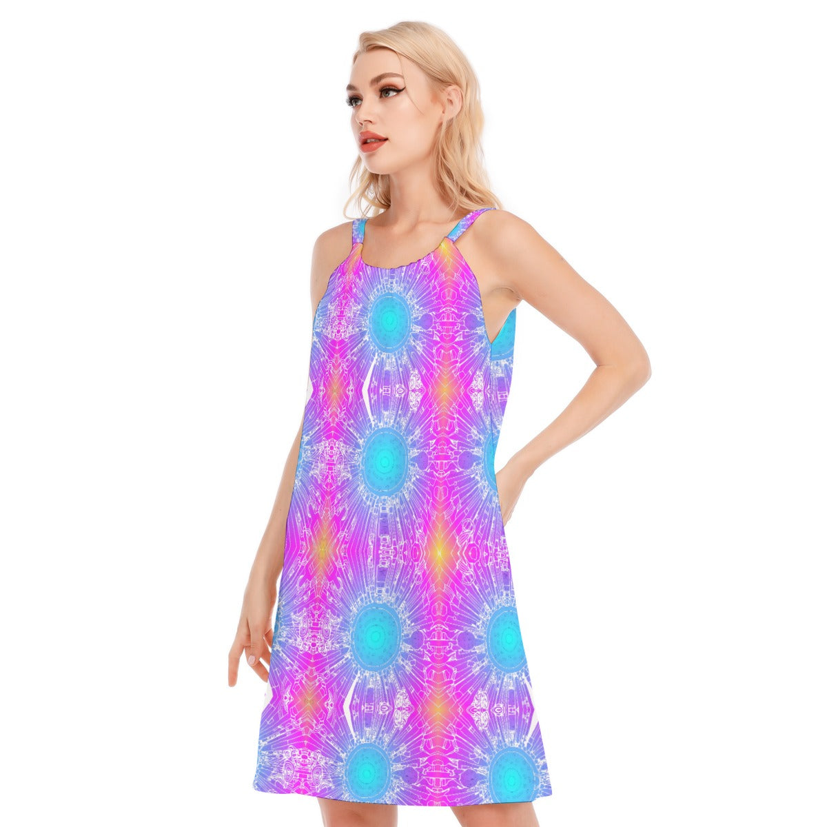 Neutrino detecting collider O-neck Cami Dress