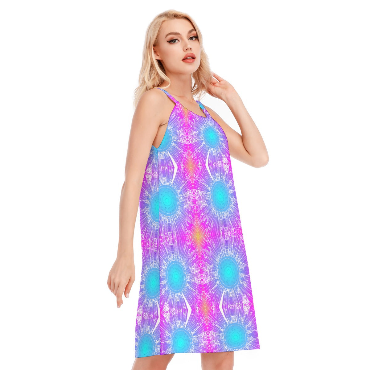Neutrino detecting collider O-neck Cami Dress