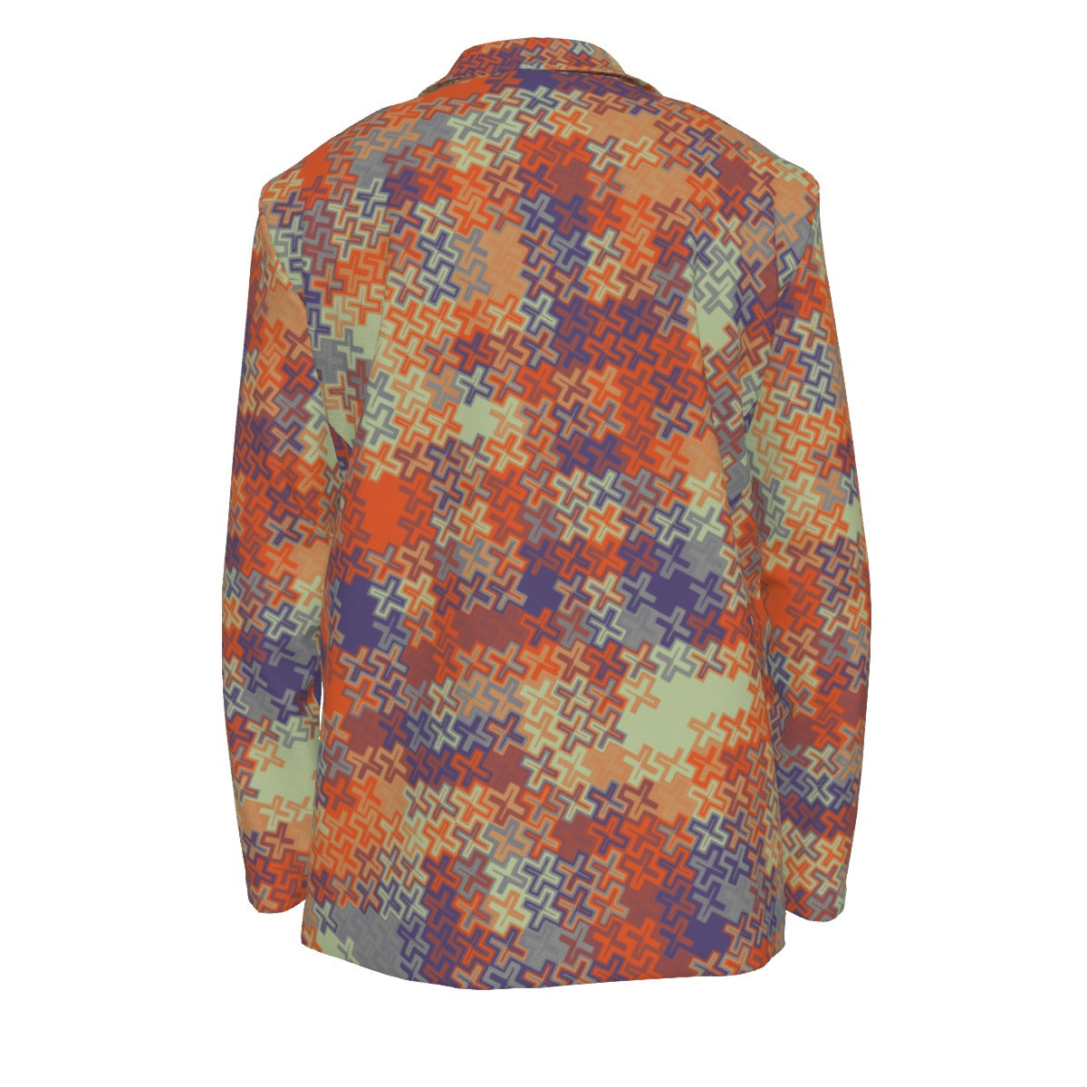 Gentlemen's CyberTweed Blazer in Earth Tones - 100% cotton shell