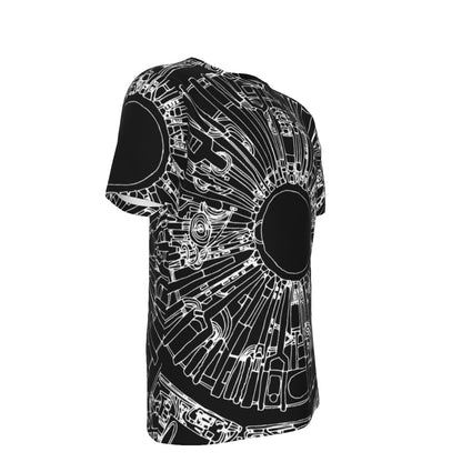 White on Black Collider T-shirt