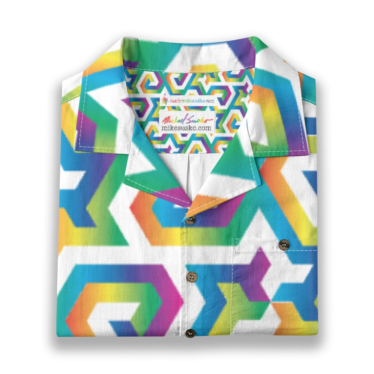 Big Fibonacci Diamonds short sleeve shirt