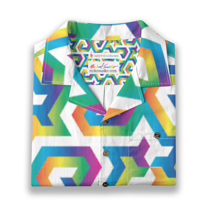Big Fibonacci Diamonds short sleeve shirt