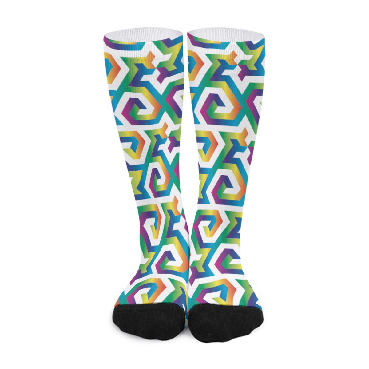 Fibonacci Diamonds 5,8 Tessellation Socks