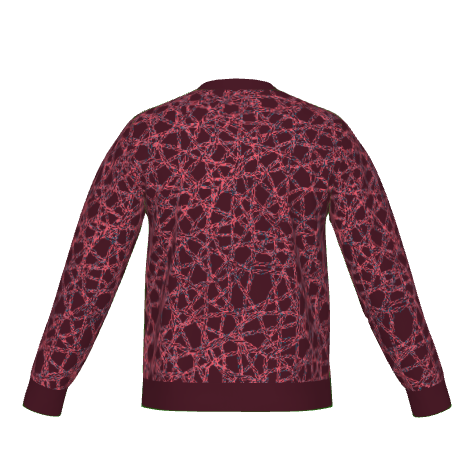 Bantu Burgundy Knotverse Knitted Jumper