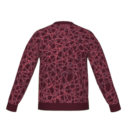 Bantu Burgundy Knotverse Knitted Jumper