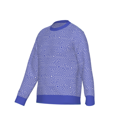 Ramanujan Blue Knitted Jumper