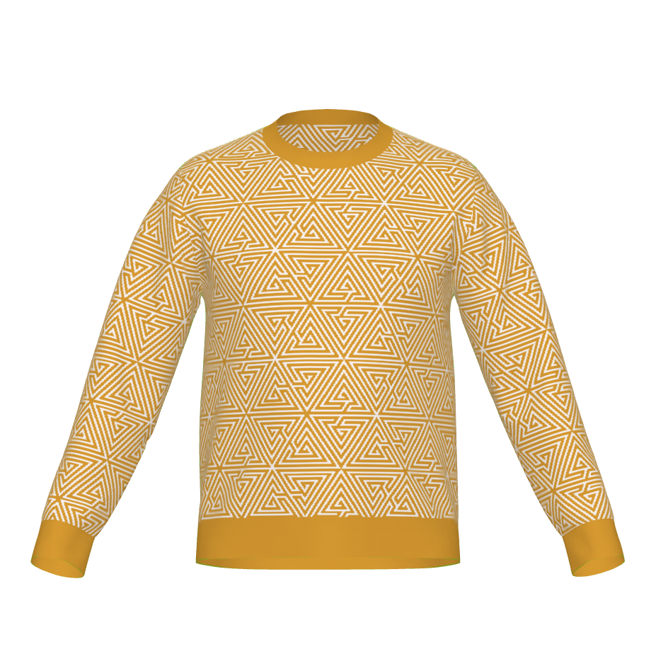 Ramanujan Yellow Knitted Jumper