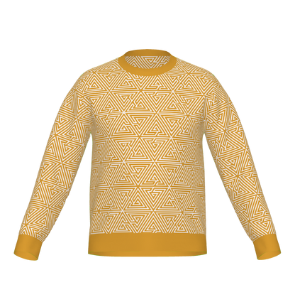 Ramanujan Yellow Knitted Jumper