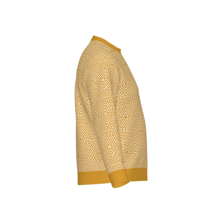 Ramanujan Yellow Knitted Jumper