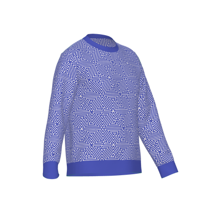 Ramanujan Blue Knitted Jumper