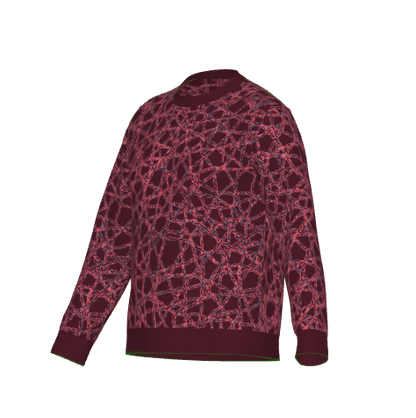 Bantu Burgundy Knotverse Knitted Jumper