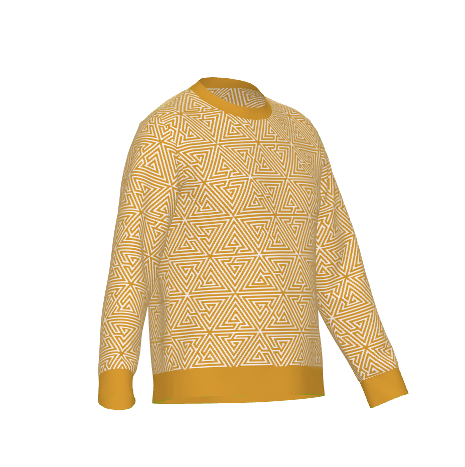 Ramanujan Yellow Knitted Jumper