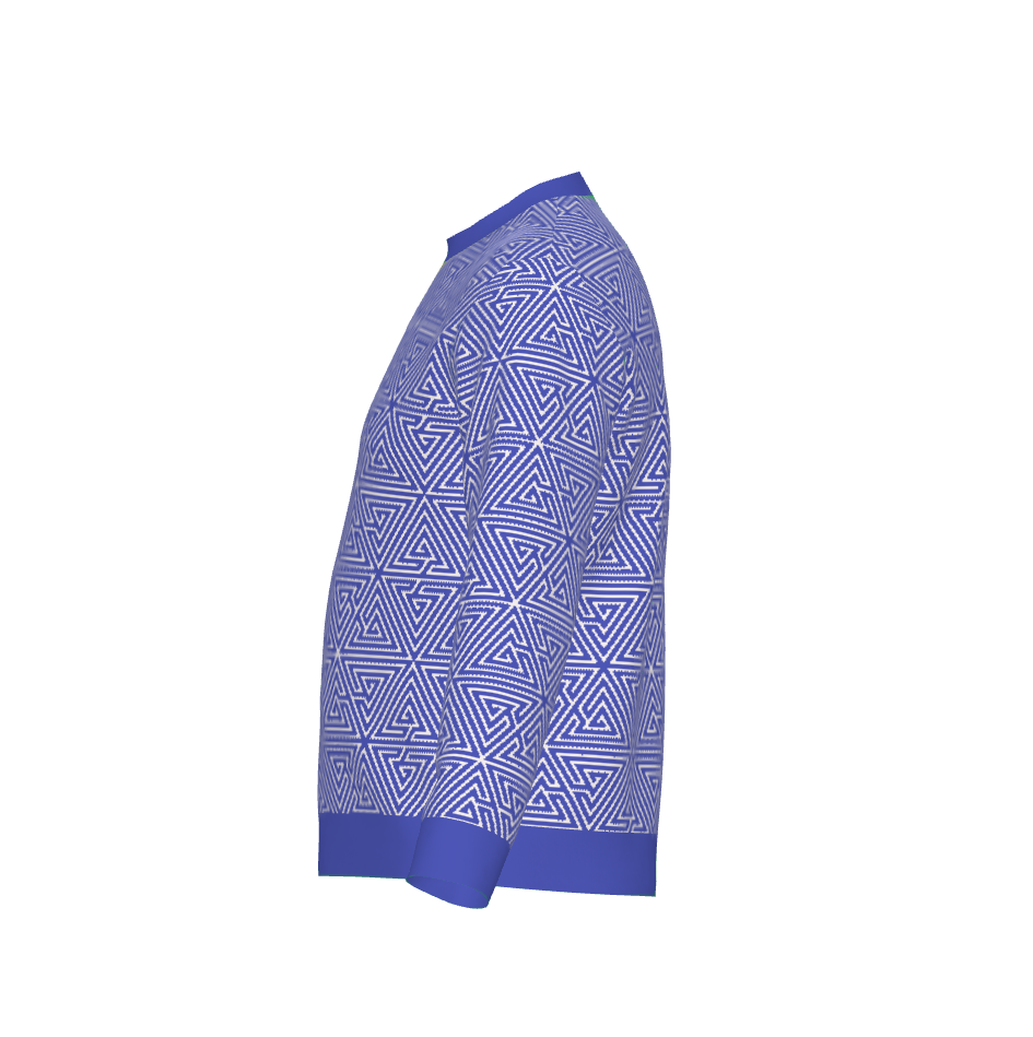 Ramanujan Blue Knitted Jumper