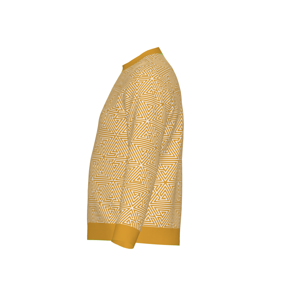 Ramanujan Yellow Knitted Jumper