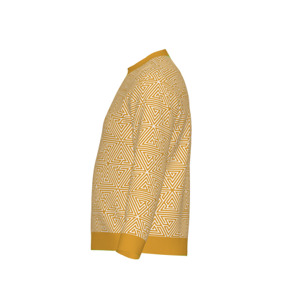 Ramanujan Yellow Knitted Jumper