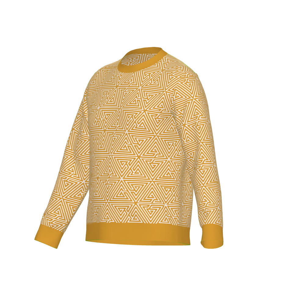 Ramanujan Yellow Knitted Jumper