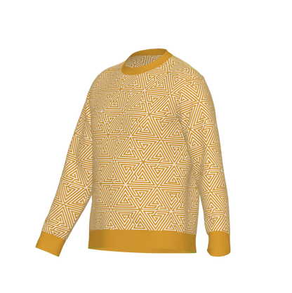 Ramanujan Yellow Knitted Jumper