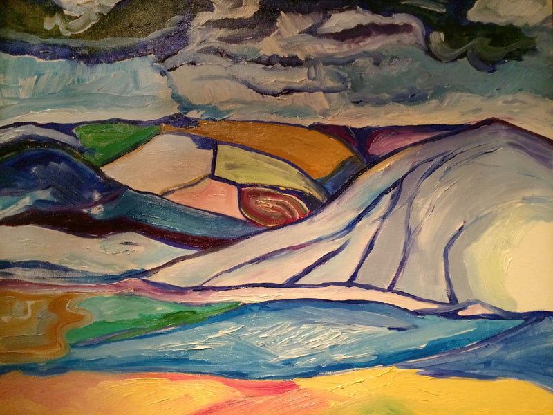 Coloured landscape