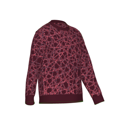 Bantu Burgundy Knotverse Knitted Jumper