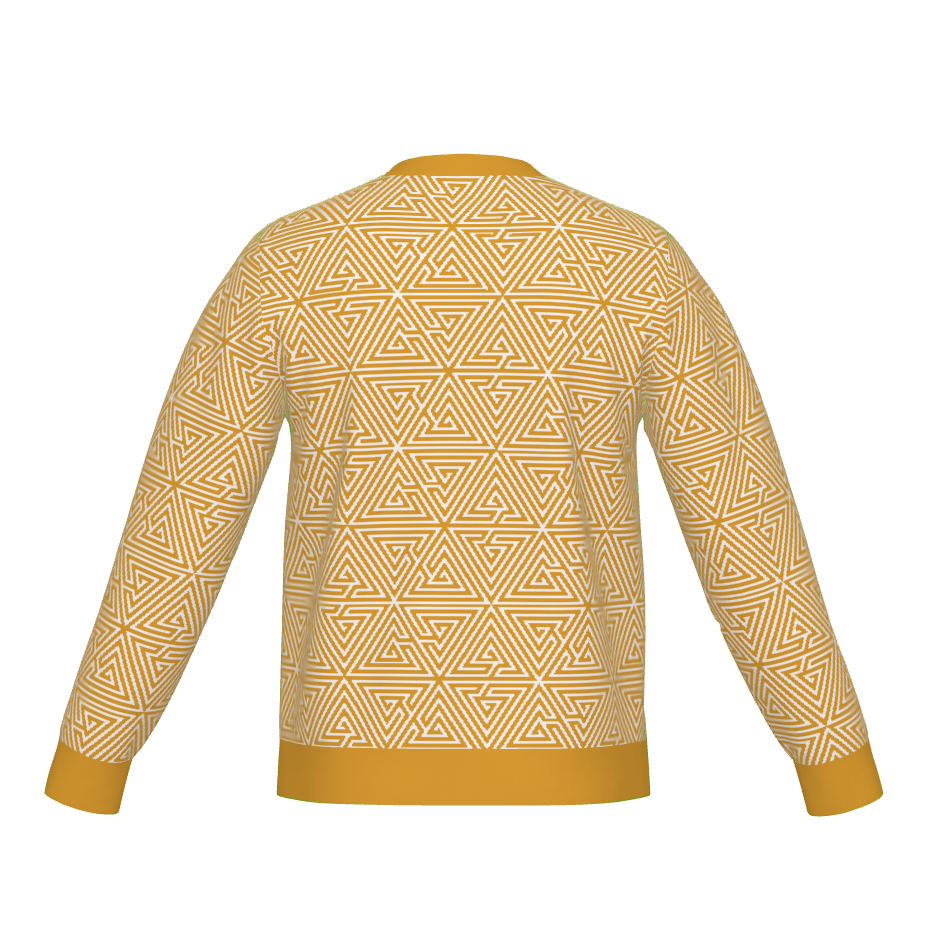 Ramanujan Yellow Knitted Jumper