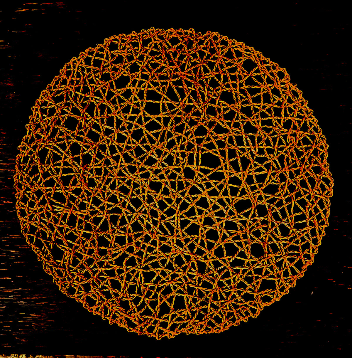 Glowing Orange Knots