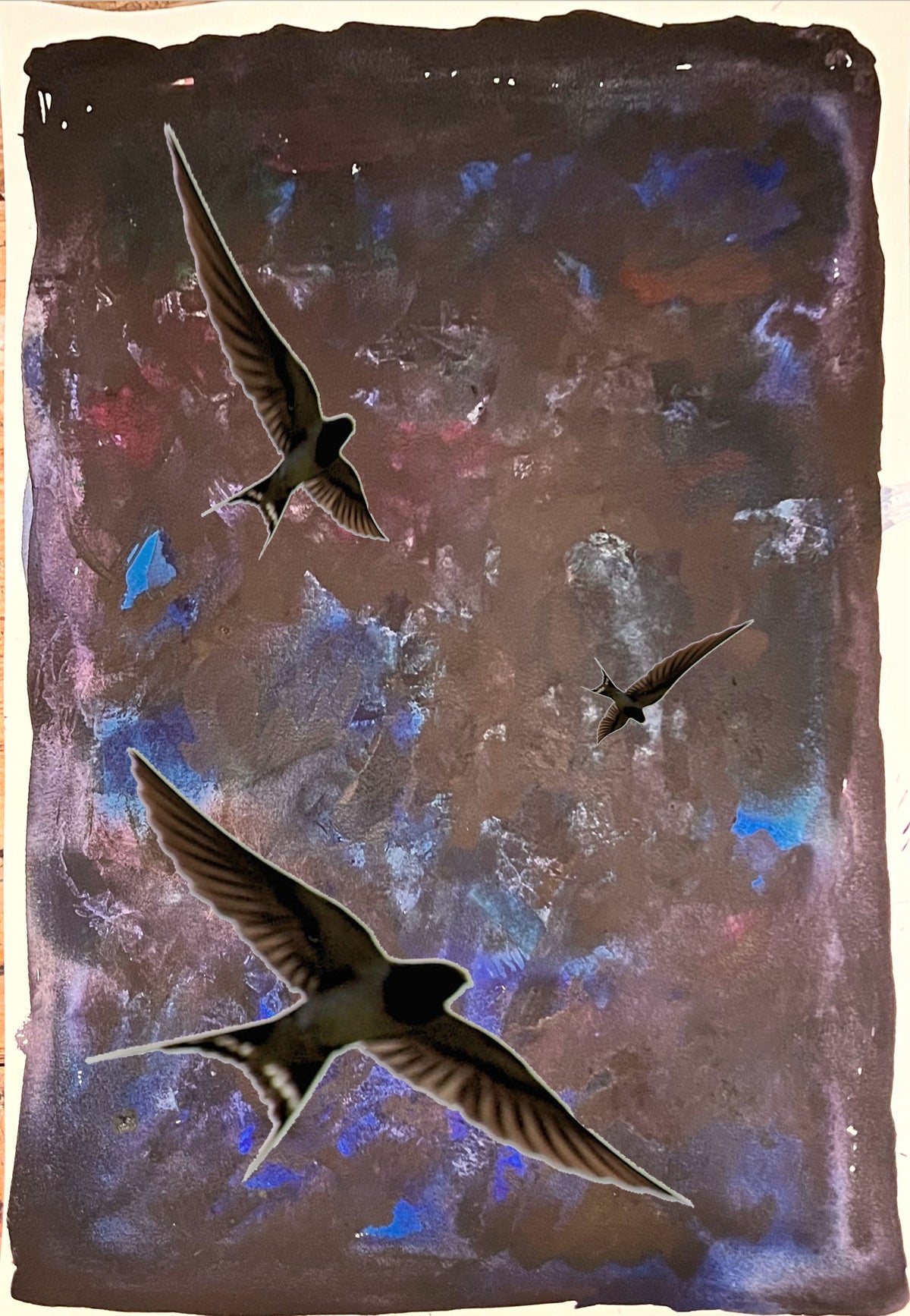 Spiralling Swallows in a Divergent World 1